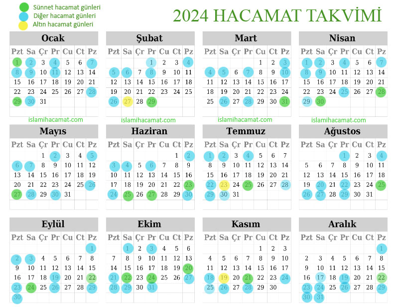 2024 Hacamat Takvimi slami Hacamat 2024 Hacamat Takvimi slami Hacamat